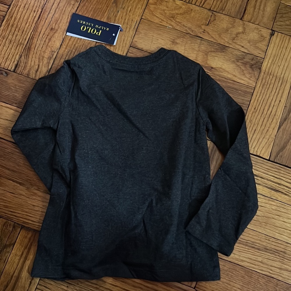 NWT Polo Ralph Lauren kids gray long sleeve size: 3T - Picture 6 of 8